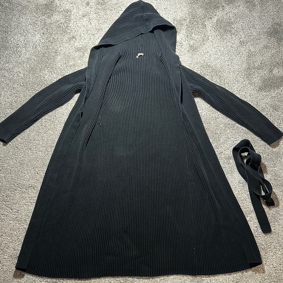 J. Crew Black Hooded Cardigan Sweater - Picture 8 of 15